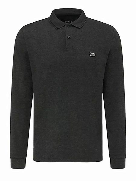 Lee® Poloshirt Regular Fit Grau Meliert - LS Pique Polo günstig online kaufen