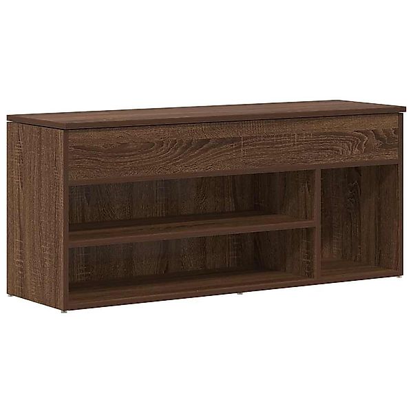 vidaXL Schuhregal Schuhbank Braun Eichen-Optik 102x30,5x45 günstig online kaufen
