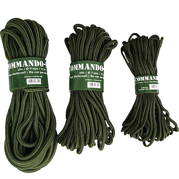 Mil-Tec Militär Commando-Seil 15m Seil günstig online kaufen
