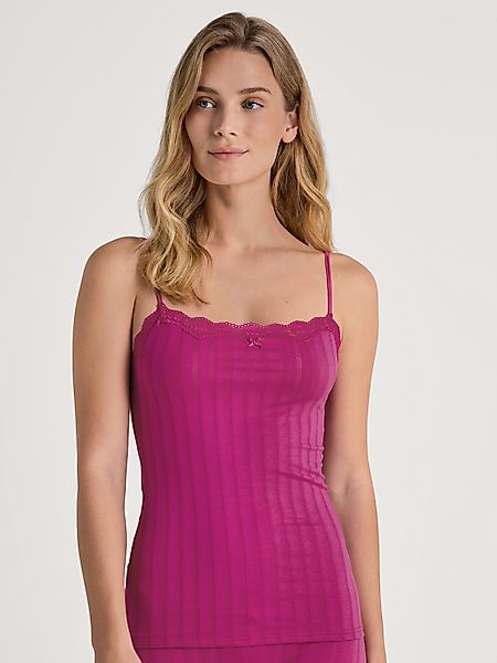 CALIDA Spaghettitop "Etude Toujours", Nadelstreifen-Optik, Spitze, elastisc günstig online kaufen