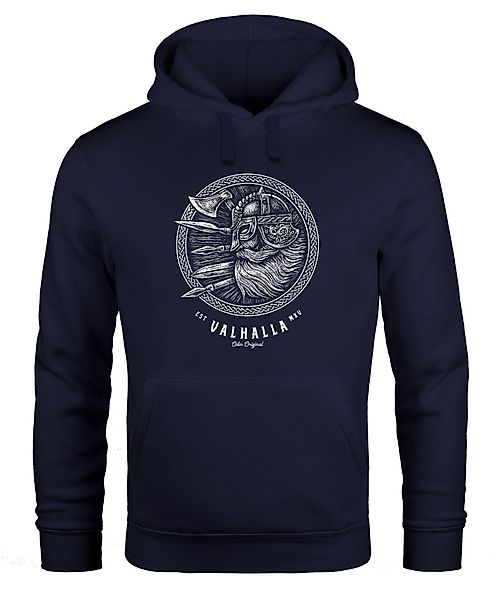 Neverless Hoodie Hoodie Herren Valhalla Odin günstig online kaufen
