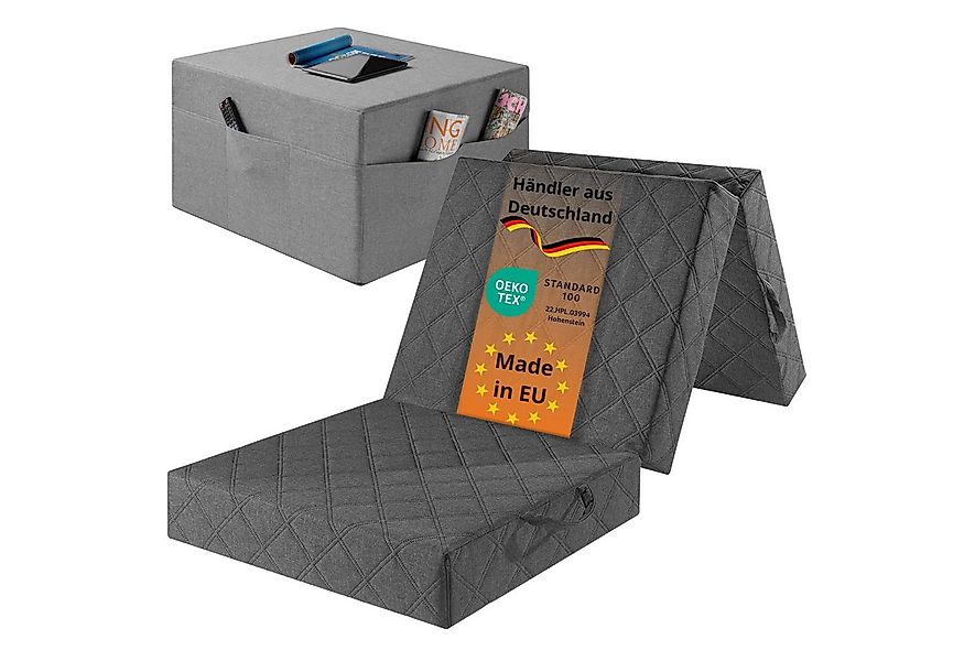 Klappmatratze, sleepling, 14 cm hoch, 75x195 cm, mit Husse günstig online kaufen