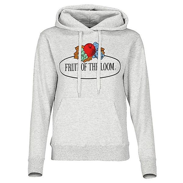 Fruit of the Loom Kapuzensweatshirt Damen Kapuzenpullover mit Vintage-Logo günstig online kaufen