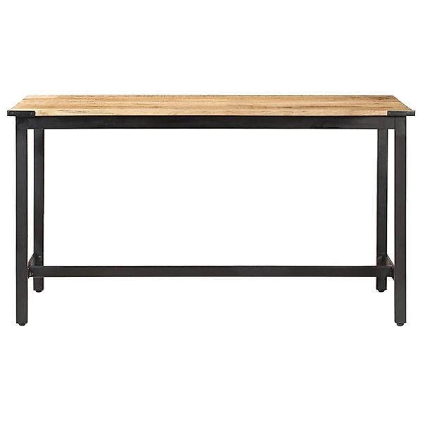 vidaXL Esstisch 140 x 70 x 76 cm Raues Massivholz Mango günstig online kaufen