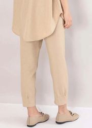 fashionshowcase Schlupfhose Schlupfhose Damen Hose Leinenoptik günstig online kaufen