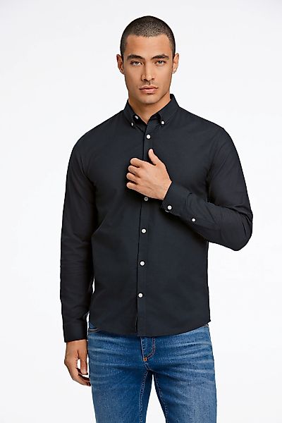 LINDBERGH Langarmhemd mit Button-Down-Kragen günstig online kaufen