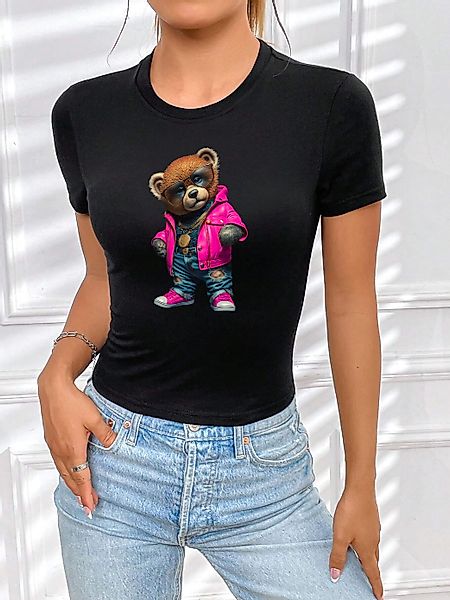 RMK Print-Shirt Damen Shirt kurzarm Rundhalsshirt günstig online kaufen