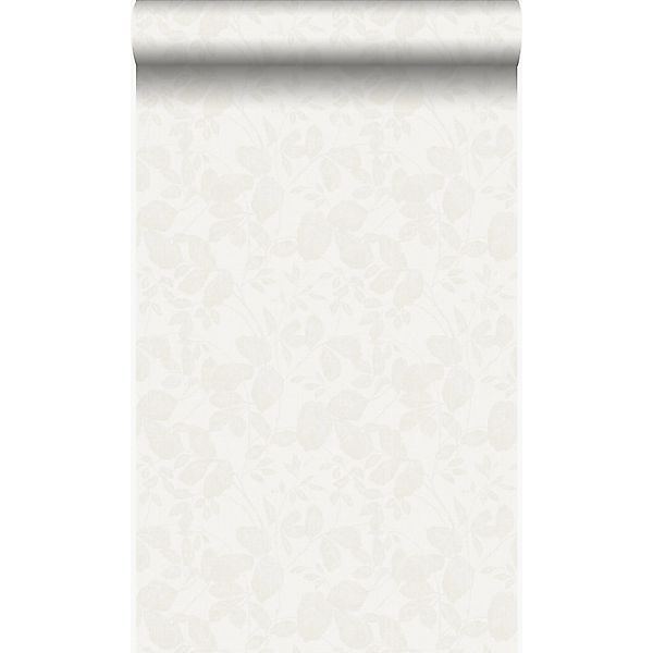 Origin Wallcoverings Tapete Blätter Weiß 53 cm x 10,05 m 346541 günstig online kaufen