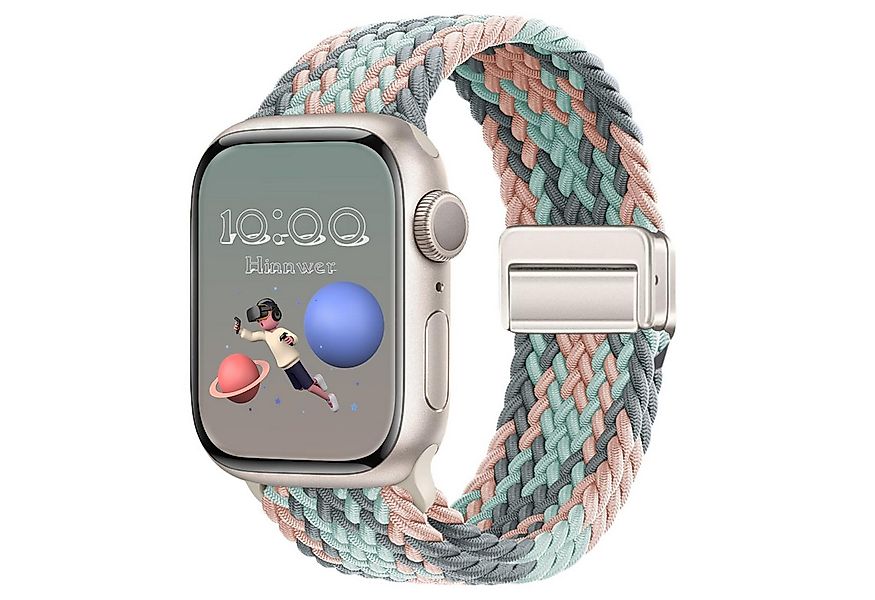 FOUORTUNATE-BEE Smartwatch-Armband Geflochten Armband für Apple Watch Armba günstig online kaufen