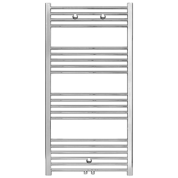 Belrad Badheizkörper Mittelanschluss Chrom 1200 X 500 HxB 376W günstig online kaufen