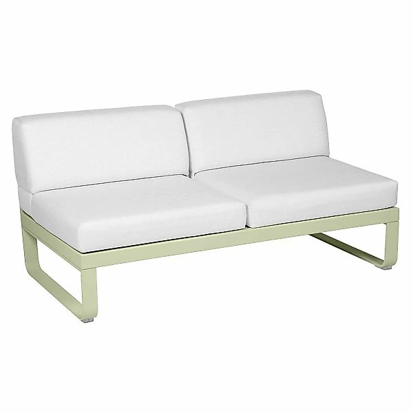 Bellevie Lounge 2-Sitzer Modul 65 Lindgrün 81 Grauweiß Mitte günstig online kaufen