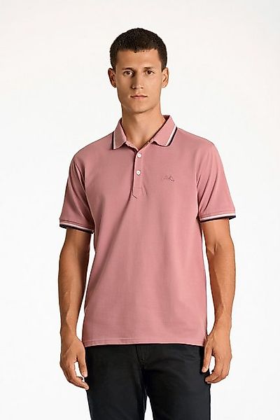 LINDBERGH Poloshirt mit Logo-Stickerei und abgesetzten Bündchen günstig online kaufen