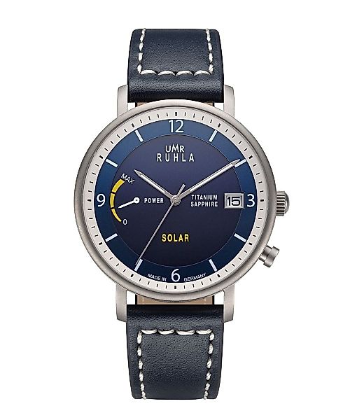 UMR Ruhla Solaruhr Titan - Blaues günstig online kaufen