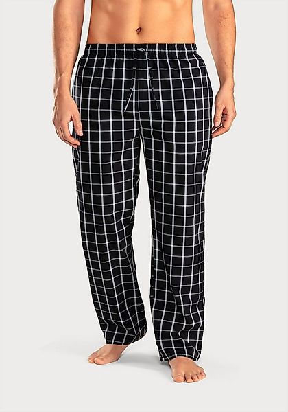 AUTHENTIC LE JOGGER Pyjamahose mit Seitentaschen und Bindeband günstig online kaufen