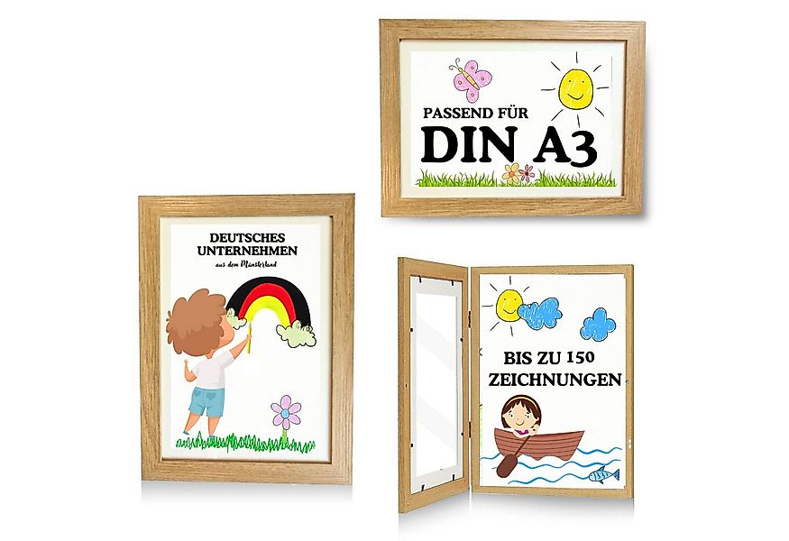 Bada Bing Bilderrahmen zum Basteln für Kinderbilder Aufbewahren von Bildern günstig online kaufen