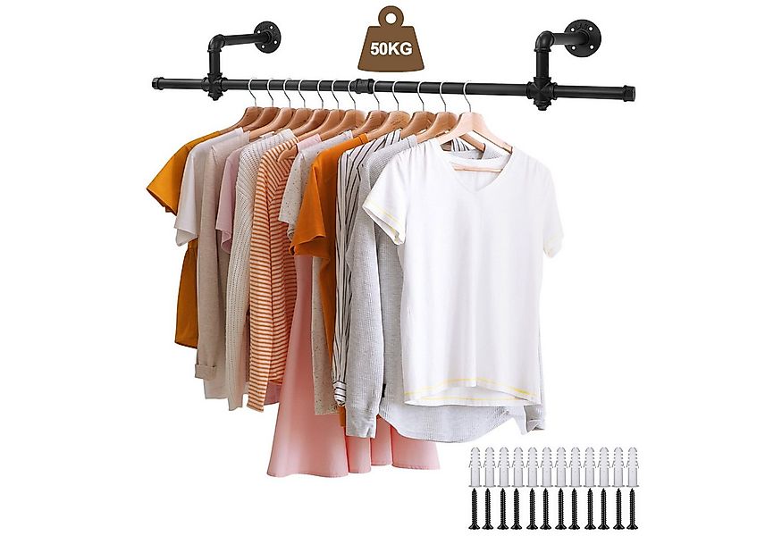 DOPWii Kleiderstange Wandgarderobe, Kleiderständer für die Wand, 50 kg Bela günstig online kaufen