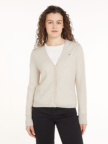 Tommy Hilfiger Strickjacke SOFT WOOL V-NK günstig online kaufen