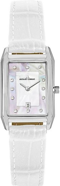 Jacques Lemans Quarzuhr Torino 1-2189B, Armbanduhr, Damenuhr, Lederarmband, günstig online kaufen