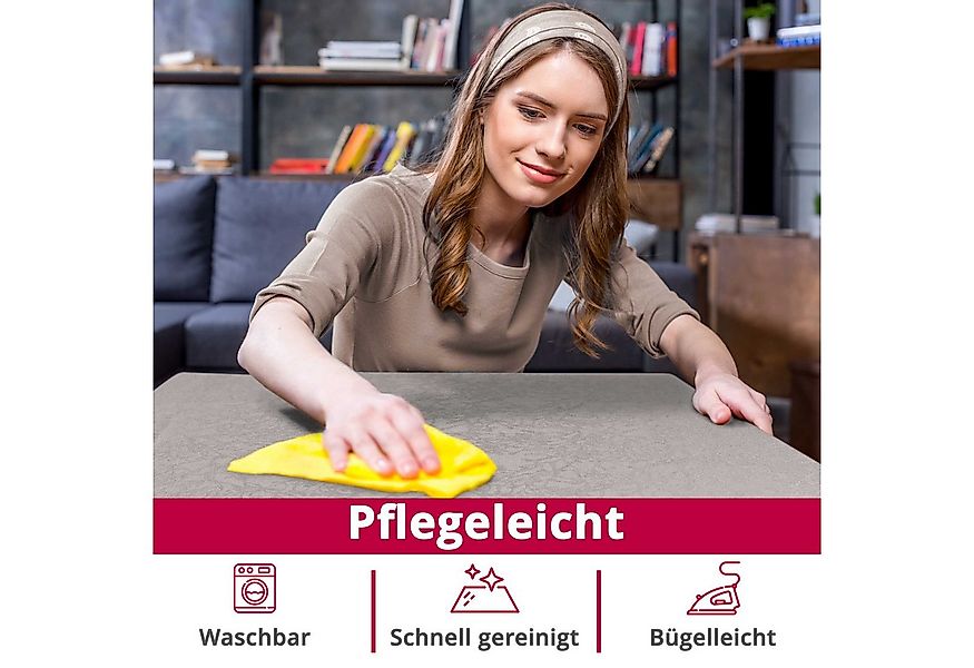 DecoHomeTextil Heimtextilmanufaktur Tischdecke Harmony hochwertig pflegelei günstig online kaufen