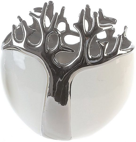 GILDE Dekovase Tree (1 St), Keramik, Baum-Design, 21 cm hoch günstig online kaufen