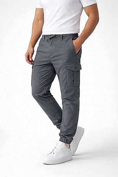 Smith & Solo Cargohose Herren, Hose Lang Chino mit Kordelzug günstig online kaufen
