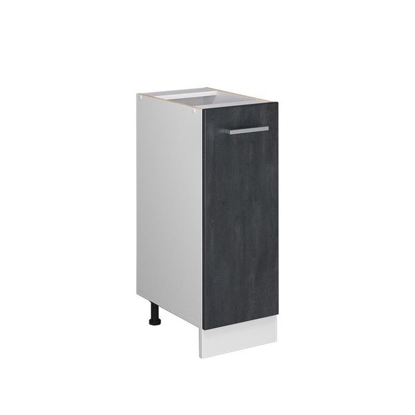 Vicco Apothekerschrank R-Line, Schwarz Beton/Weiß, 30 günstig online kaufen