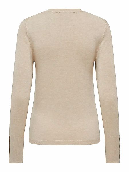 ONLY Rundhalspullover "ONLJULIE LIFE LS BUTTON O-NECK CC KNT" günstig online kaufen