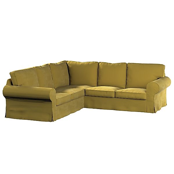 Bezug für Ektorp Ecksofa, olivegrün, Sofahusse für Ektorp Ecksofa, Velvet ( günstig online kaufen