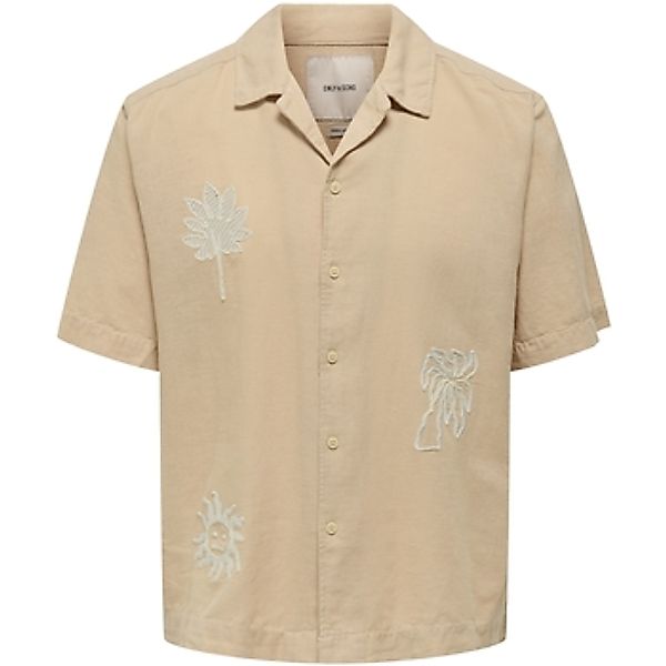 Only & Sons   Kurzarm Hemdbluse Hemd Caidenly Kurzarmhemd günstig online kaufen