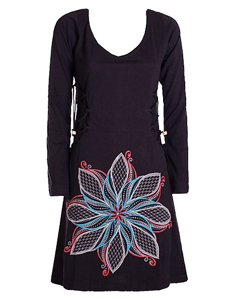 Vishes Minikleid Leichtes Langarmshirt-Kleid Damen Langarm günstig online kaufen