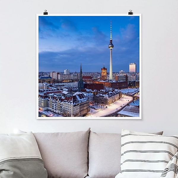 Poster Schnee in Berlin günstig online kaufen