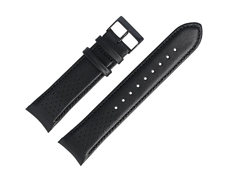 BOSS Uhrenarmband 22mm Leder Schwarz 659302762 günstig online kaufen