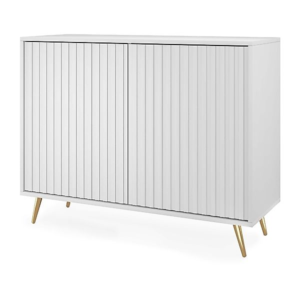 Selsey Sideboard BELLO, 2-türig mit Lamellenfronten günstig online kaufen