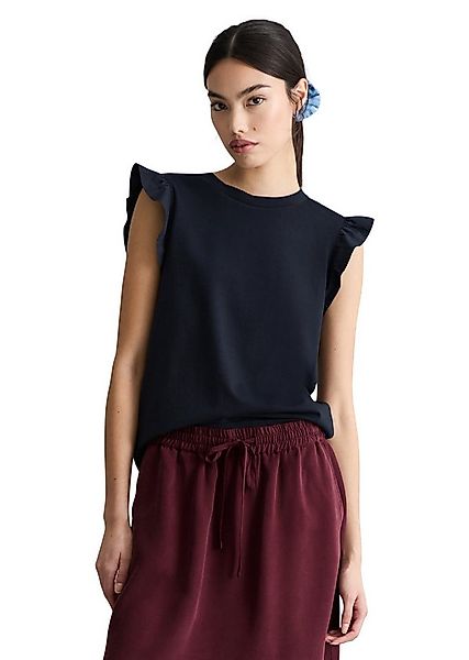 Marc O'Polo DENIM T-Shirt aus Material-Mix günstig online kaufen