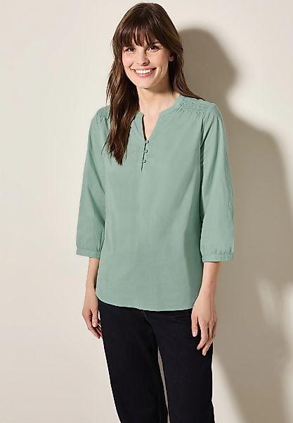 Cecil Shirtbluse, mit Smok-Detail am dem Schultern günstig online kaufen