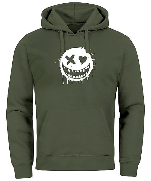 Neverless Hoodie Hoodie Herren Print Aufdruck günstig online kaufen
