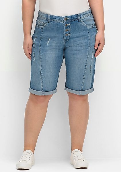 Sheego Shorts Jeansbermudas günstig online kaufen