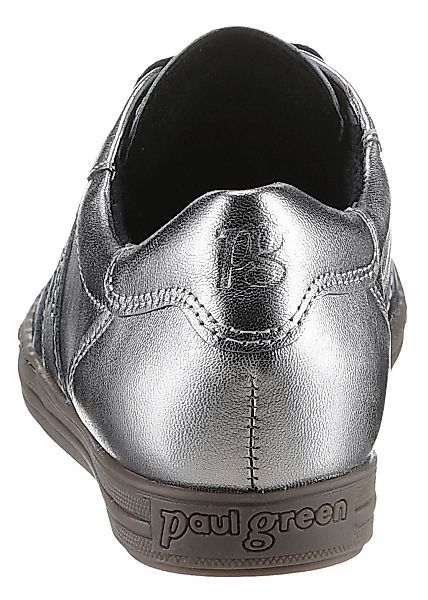 Paul Green Sneaker, Schnürschuh, Halbschuh, Freizeitschuh in Metallic-Optik günstig online kaufen