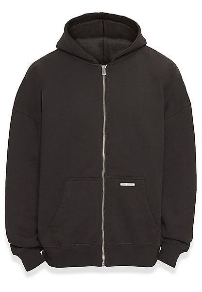 Dropsize Kapuzenpullover Dropsize Herren Bazix Republiq Super Heavy Rib Zip günstig online kaufen