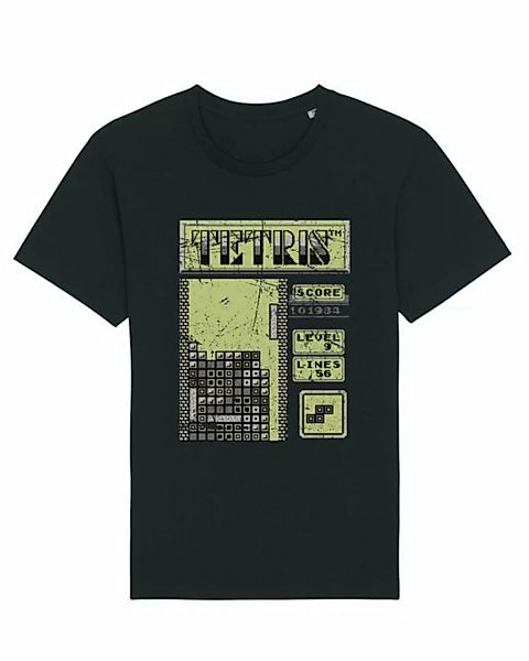 Tetris Print-Shirt Tetris T-Shirt Retro Print neu Top günstig online kaufen