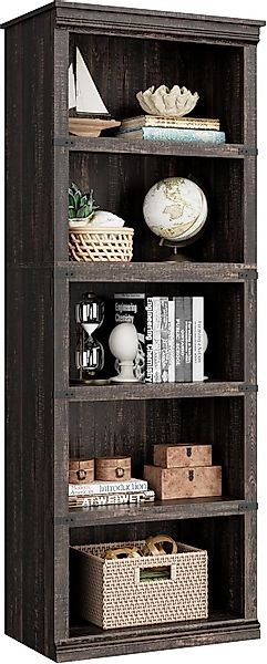 GarveeMore Bücherregal 5 Etagen Bücherregal, Hohe günstig online kaufen