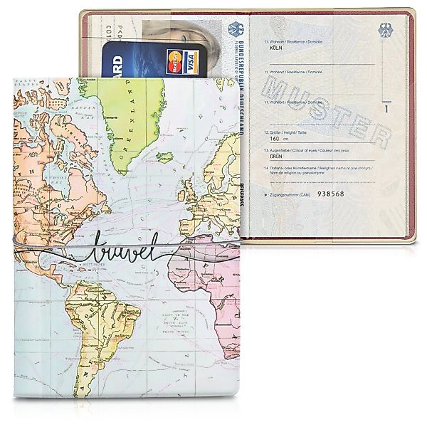 kwmobile Etui Reisepass Kunststoff Schutzhülle, Ausweis günstig online kaufen