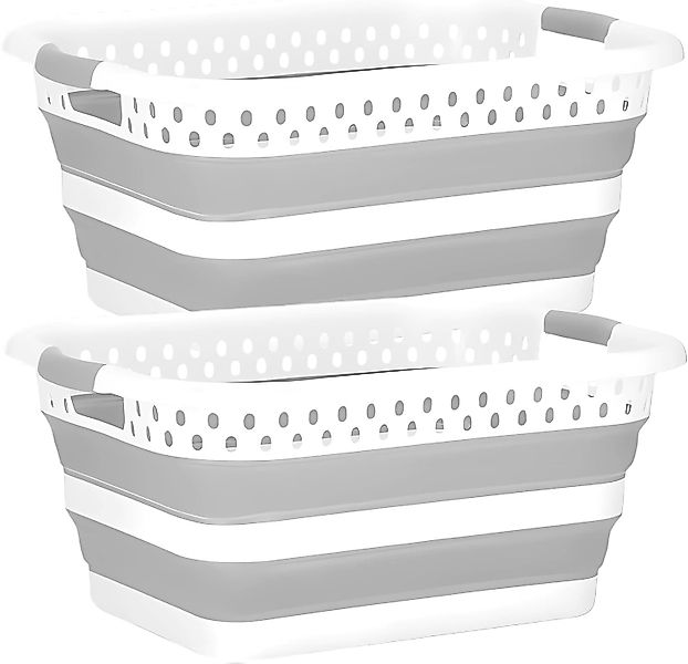 König Design Wäschekorb faltbar Wäschesammler Wäschebox günstig online kaufen