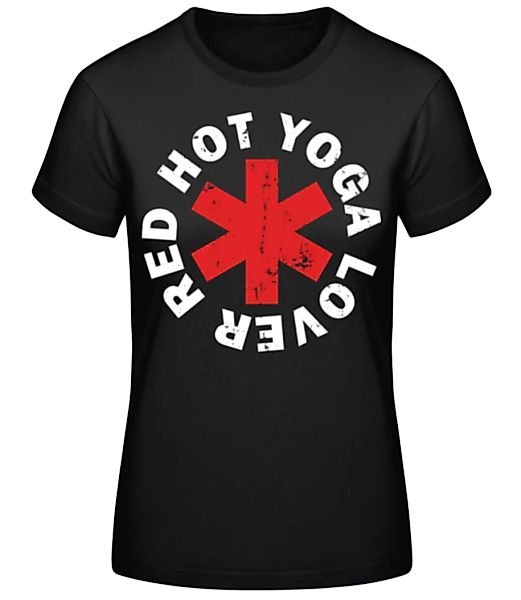 Red Hot Yoga Lover · Frauen Basic T-Shirt günstig online kaufen