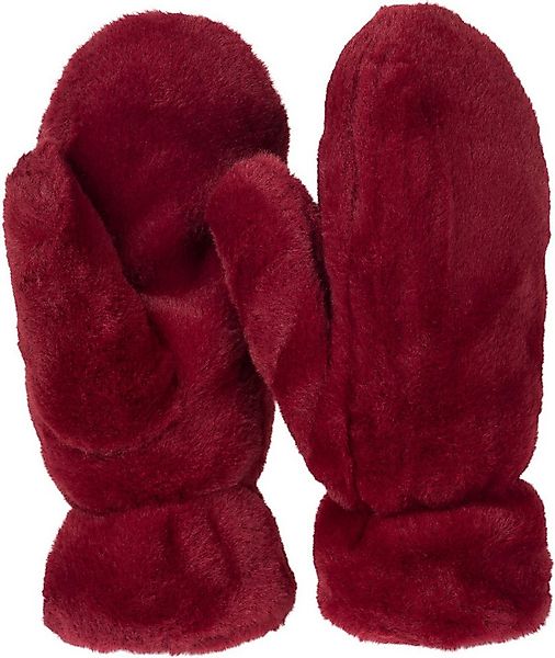 styleBREAKER Fäustlinge Fäustlinge aus Kunstfell Einfarbig (1-St) günstig online kaufen
