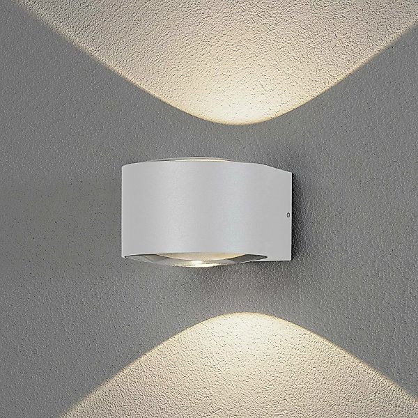 LED-Außenwandleuchte Gela, up/down, weiß günstig online kaufen