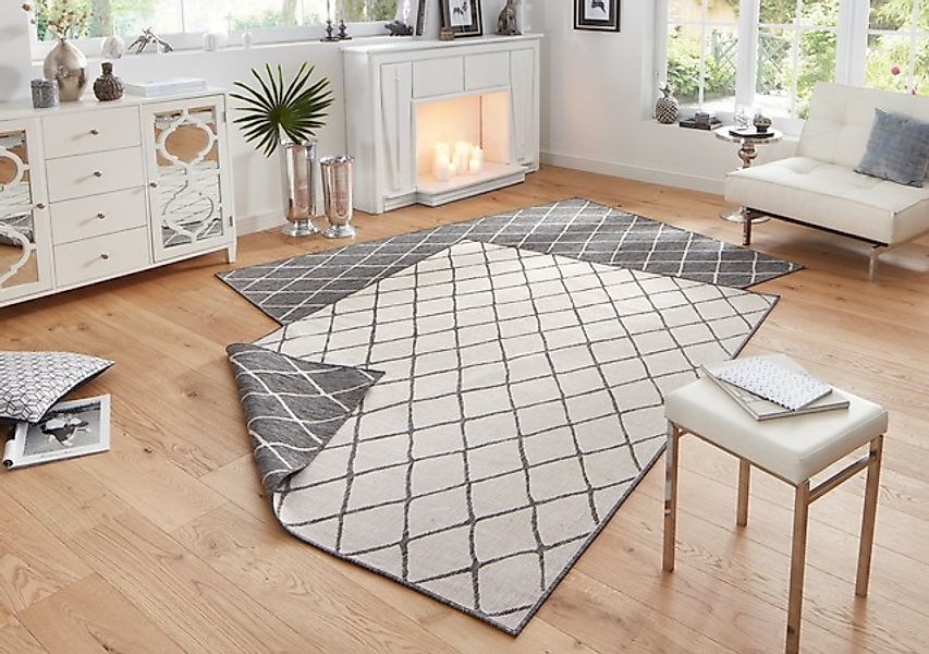 HANSE Home Teppich »Malaga Wendeteppich«, rechteckig, 5 mm Höhe, In-& Outdo günstig online kaufen