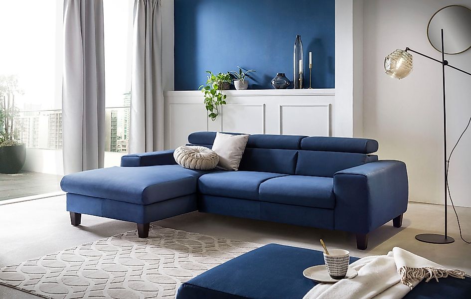 COTTA Ecksofa Morven L-Form mit Kopfteilverstellung, günstig online kaufen