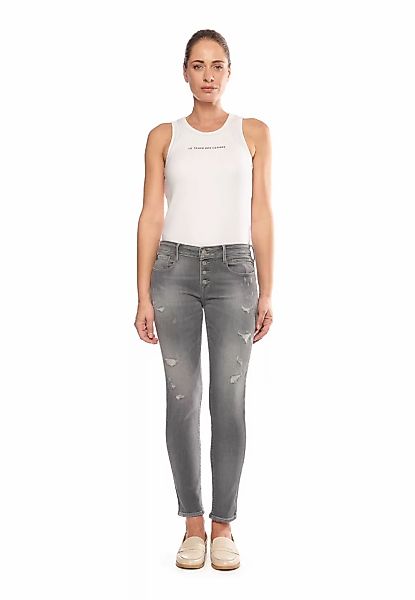 Le Temps Des Cerises Slim-fit-Jeans, mit trendigen Used-Details günstig online kaufen