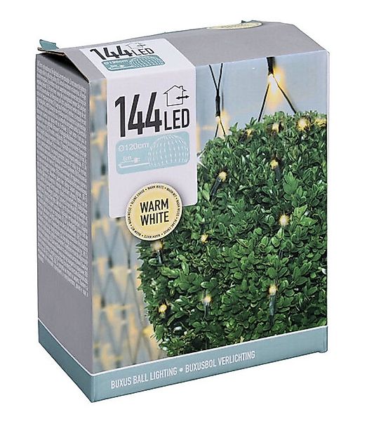 Spetebo LED-Lichternetz LED Buchsbaum Beleuchtung mit 144 LED warm weiß, 14 günstig online kaufen